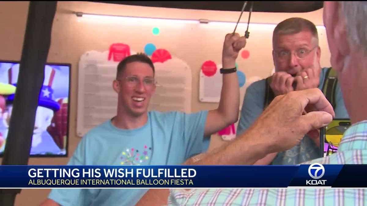 Balloon Fiesta: A wish now granted [Video]