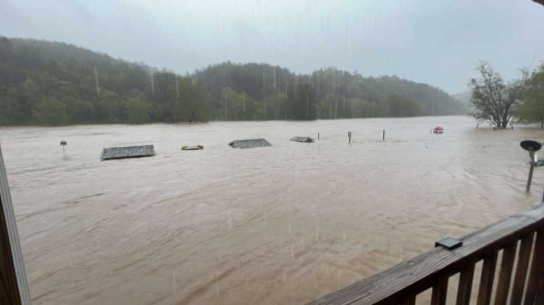 Virginia campground recovering from river flooding [Video]