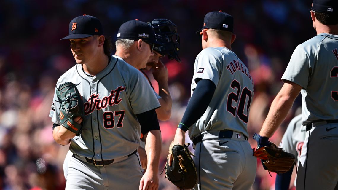 Horrible start dooms Tigers in 7-0 loss to Guardians in Game 1 of ALDS [Video]