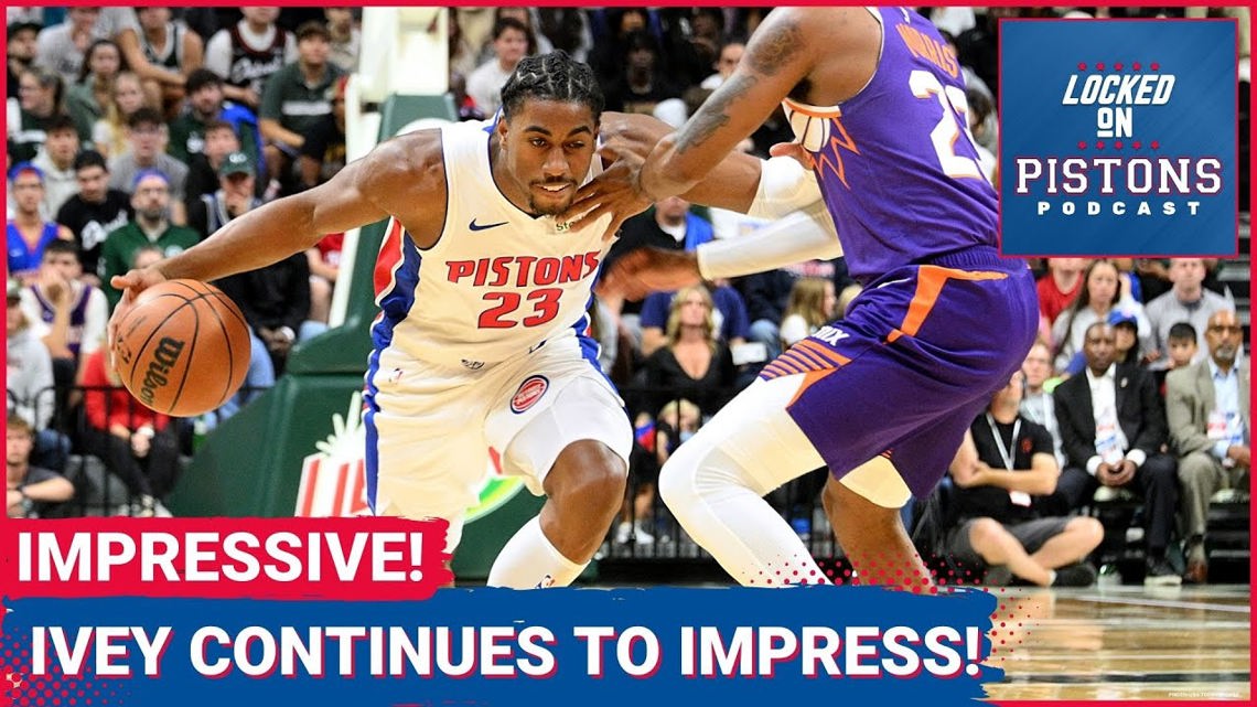 Jaden Ivey Continues To Impress In Detroit Pistons Second Preseason Game Against The Phoenix Suns [Video]