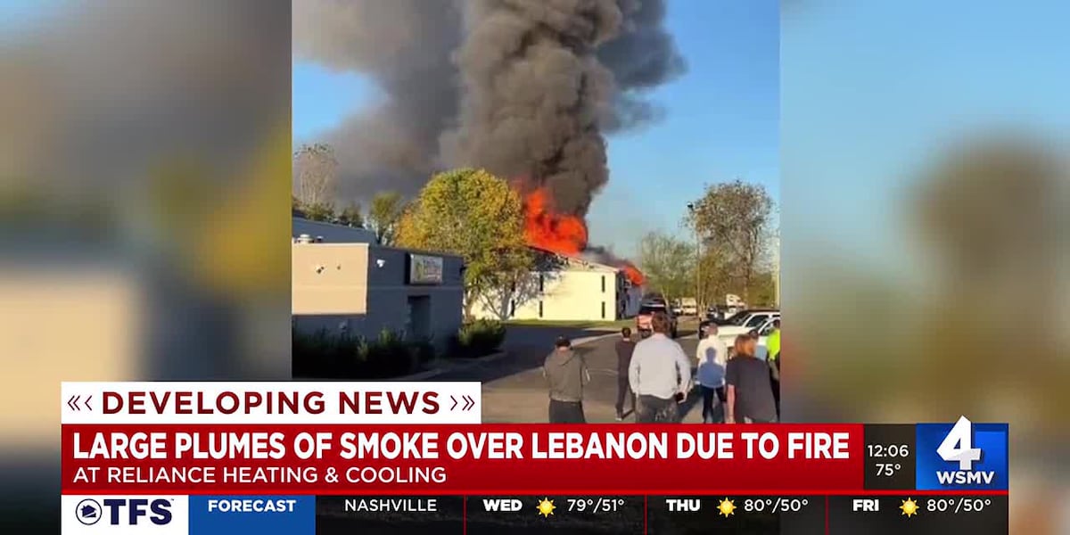 HVAC business destroyed by fire in Lebanon [Video]