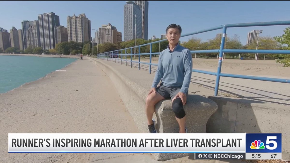 Liver cancer survivor puts transplant on hold to run Chicago Marathon  NBC Chicago [Video]