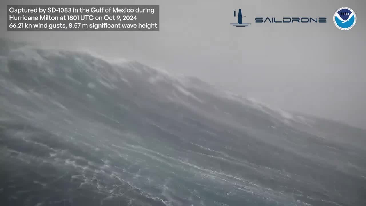 Alameda-based Saildrone captures stunning video of Hurricane Milton from Gulf of Mexico