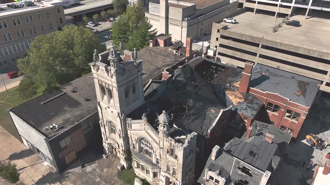 Historic church burned in Louisville leaves hope for new owners [Video]