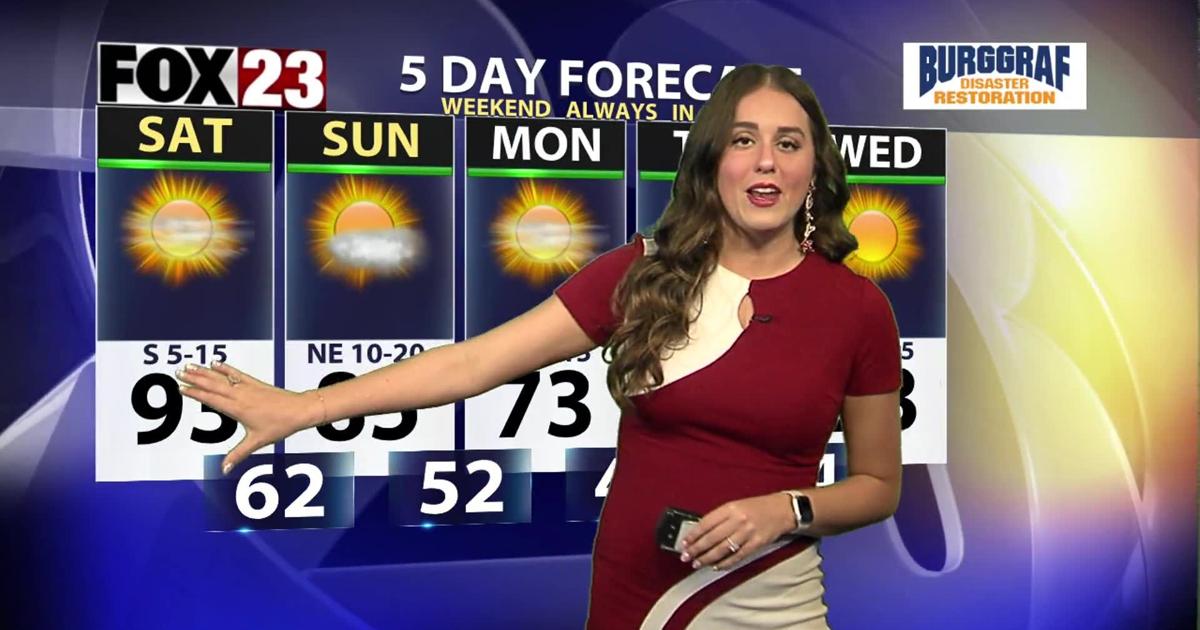 FORECAST: Near-record high Saturday afternoon | Weather [Video]