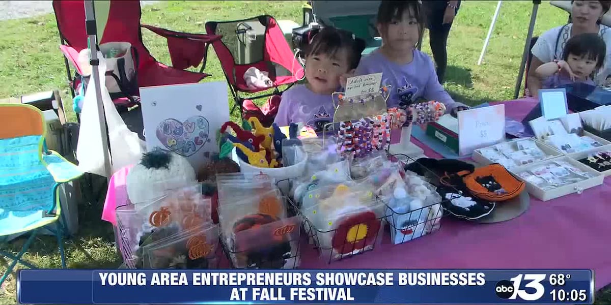 Young area entrepreneurs showcase businesses at fall festival [Video]