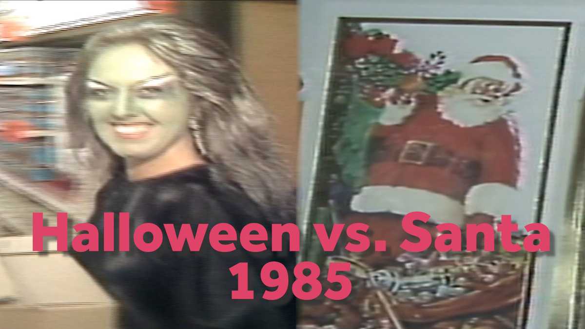 Halloween vs. Santa: How Christmas crept into October in the 80s [Video]