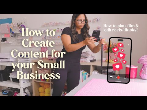 How to create short-form CONTENT for your SMALL BUSINESS + Tips to make your content STAND OUT 🎥🌟🍒 [Video]