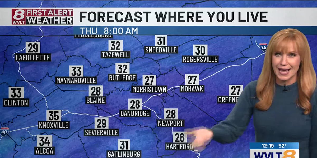 Knoxville weather | Colder today with more frost ahead [Video]