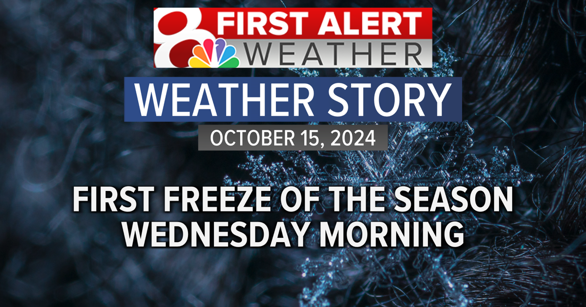 Forecast: First Freeze Wednesday Morning | Weather [Video]