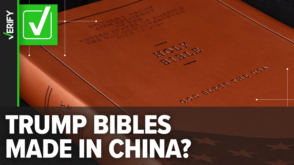 Yes, Trump-branded God Bless the USA Bibles were made in China [Video]