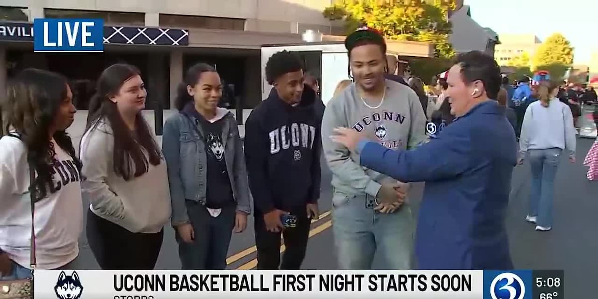 UConn basketball first night starting soon in Storrs [Video]