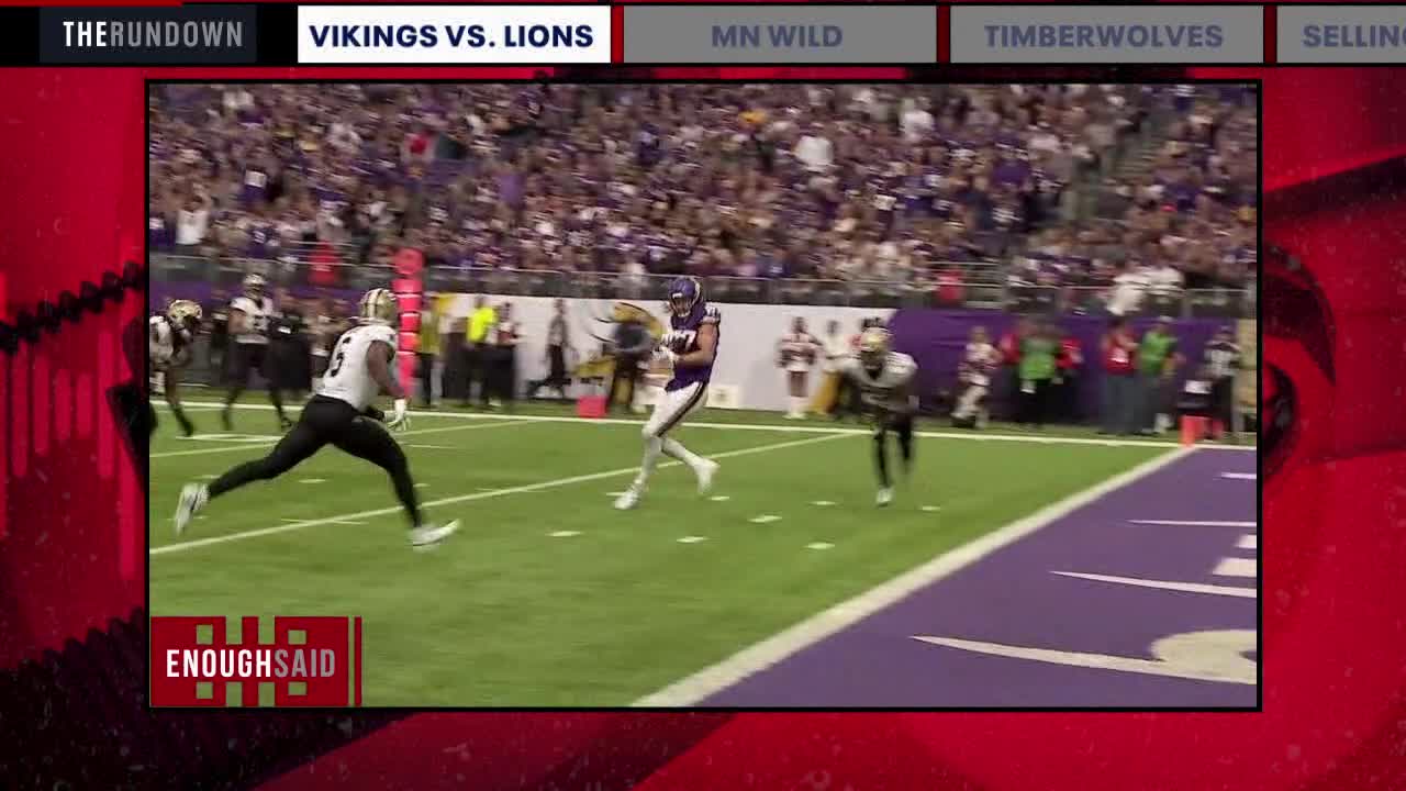 Enough Said: Vikings vs. Lions, Timberwolves season starting and a possible Twins sale [Video]