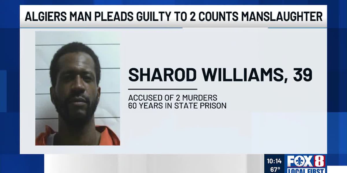 Algiers man who killed two sentenced to 60 years after pleading guilty [Video]