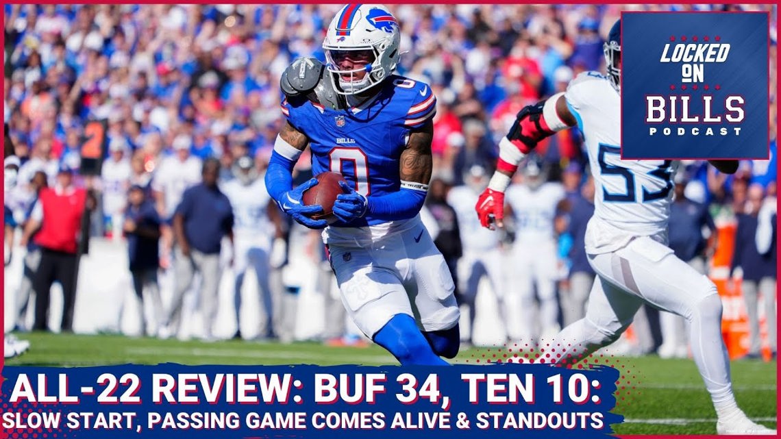 All-22 Review: Assessing Buffalo Bills Slow Start + Josh Allen, Passing Game Comes to Life vs Titans [Video]