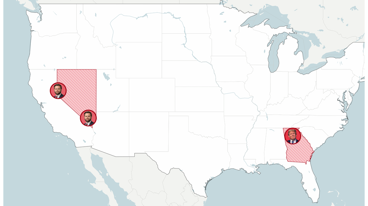 Interactive Map: Where are the presidential candidates on Oct. 23? [Video]