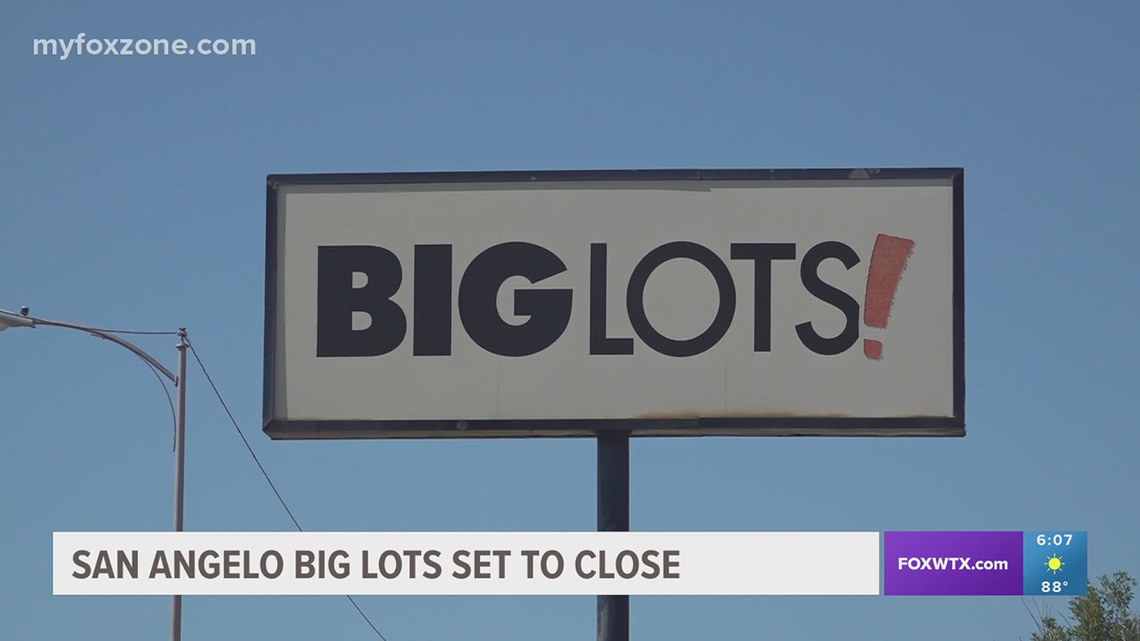 San Angelos Big Lots joins list of closing locations [Video]