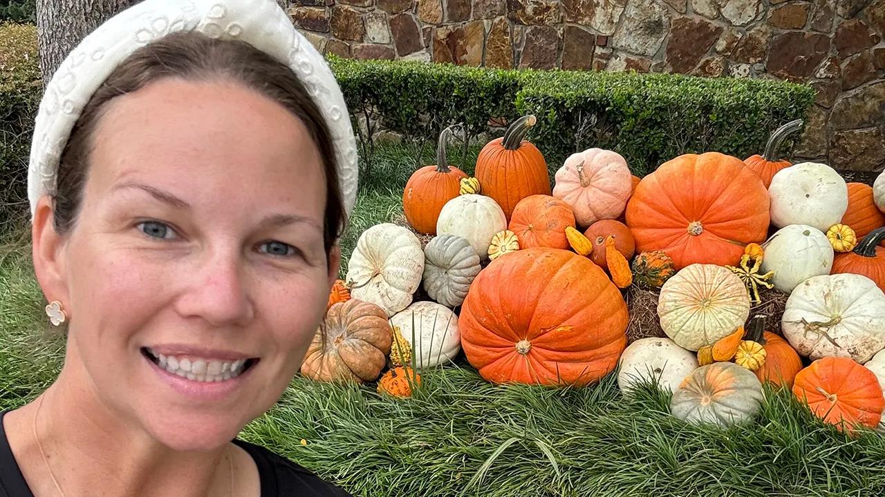 Halloween-focused Texas mom uses pumpkins and gourds to decorate front porches [Video]