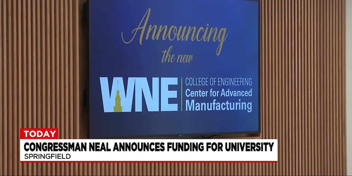 Congressman Neal announces funding for Western New England University [Video]