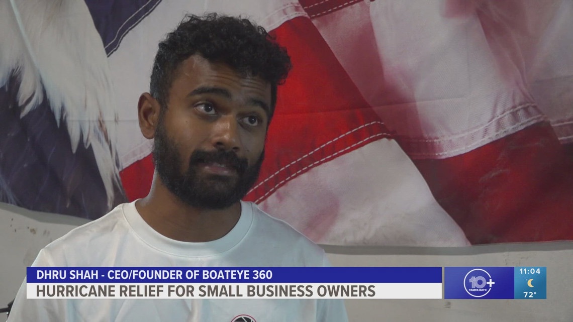 Sarasota business owner sees damages from hurricanes, says he’s still waiting for relief [Video]