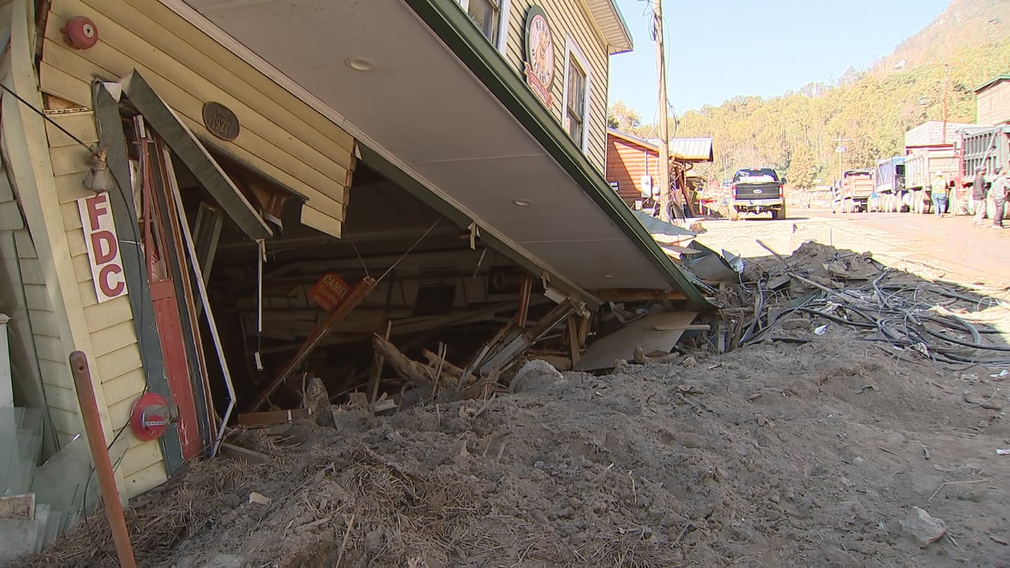 Brick by brick, crews work toward salvaging town of Chimney Rock  WSOC TV [Video]