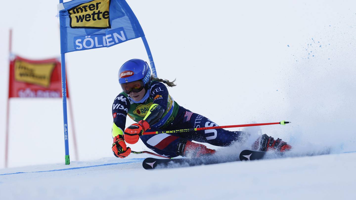 Shiffrin leads skiing World Cup opener after 1st run with overall champion Gut-Behrami not starting  Boston 25 News [Video]