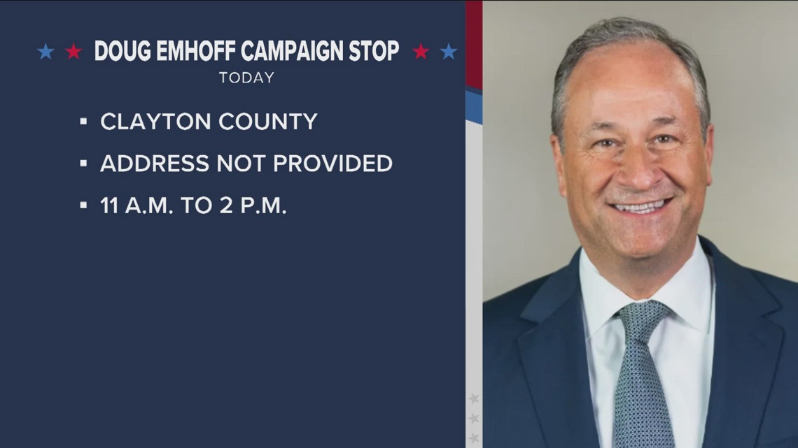 Doug Emhoff to visit Clayton County | What to know [Video]