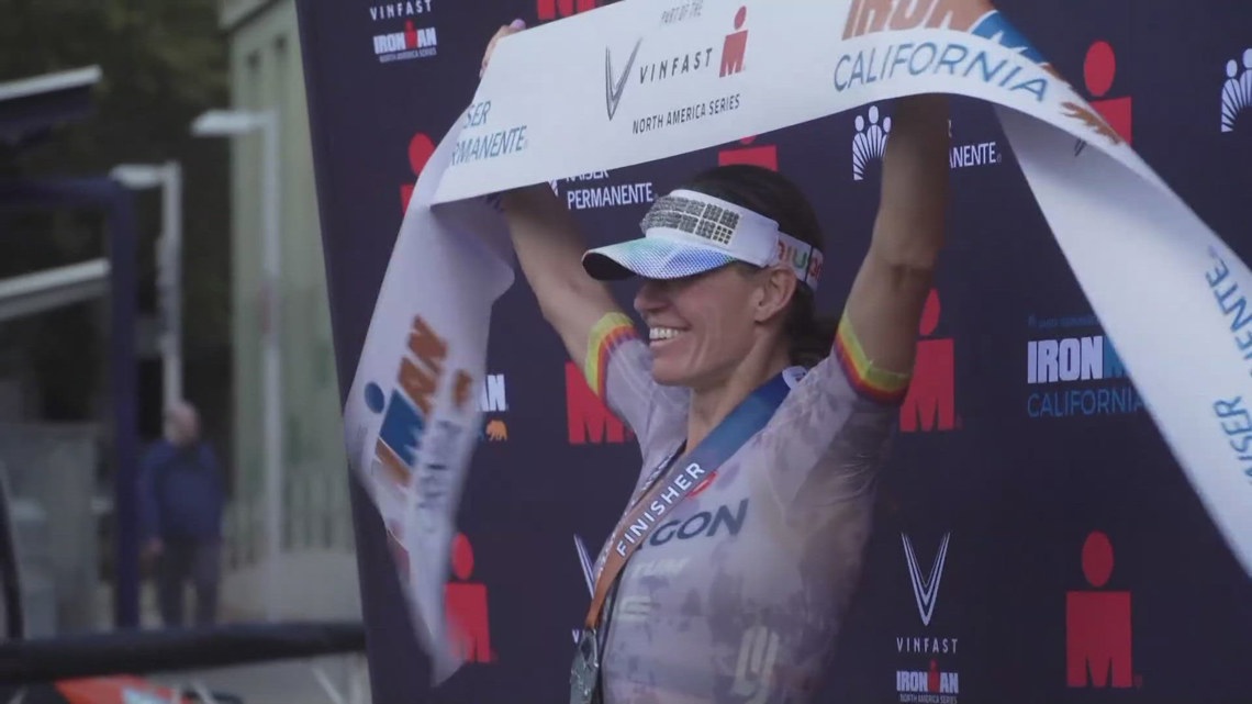 Ironman California takes over Sacramento as athletes reach finish line [Video]