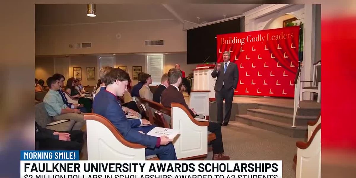 Morning Smile: Faulkner University awards scholarships [Video]