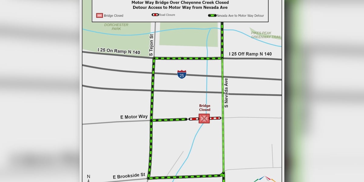 More traffic headaches for drivers at South Nevada/Tejon corridor as portion of Motor Way closes until spring [Video]