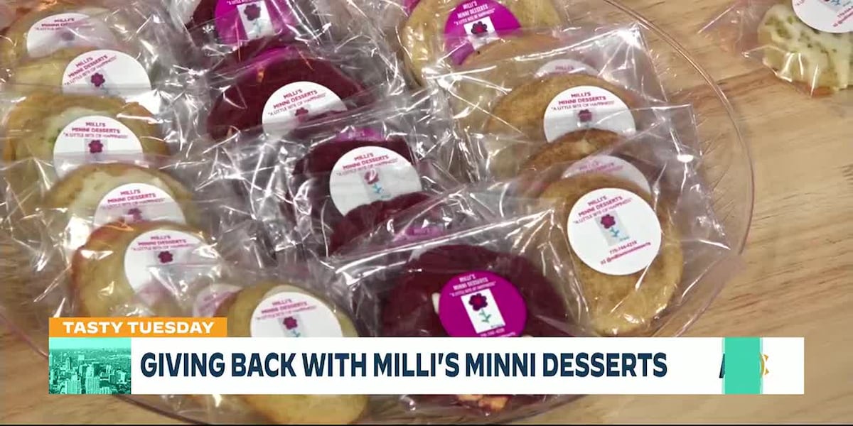 Giving Back with Millis Minni Desserts [Video]