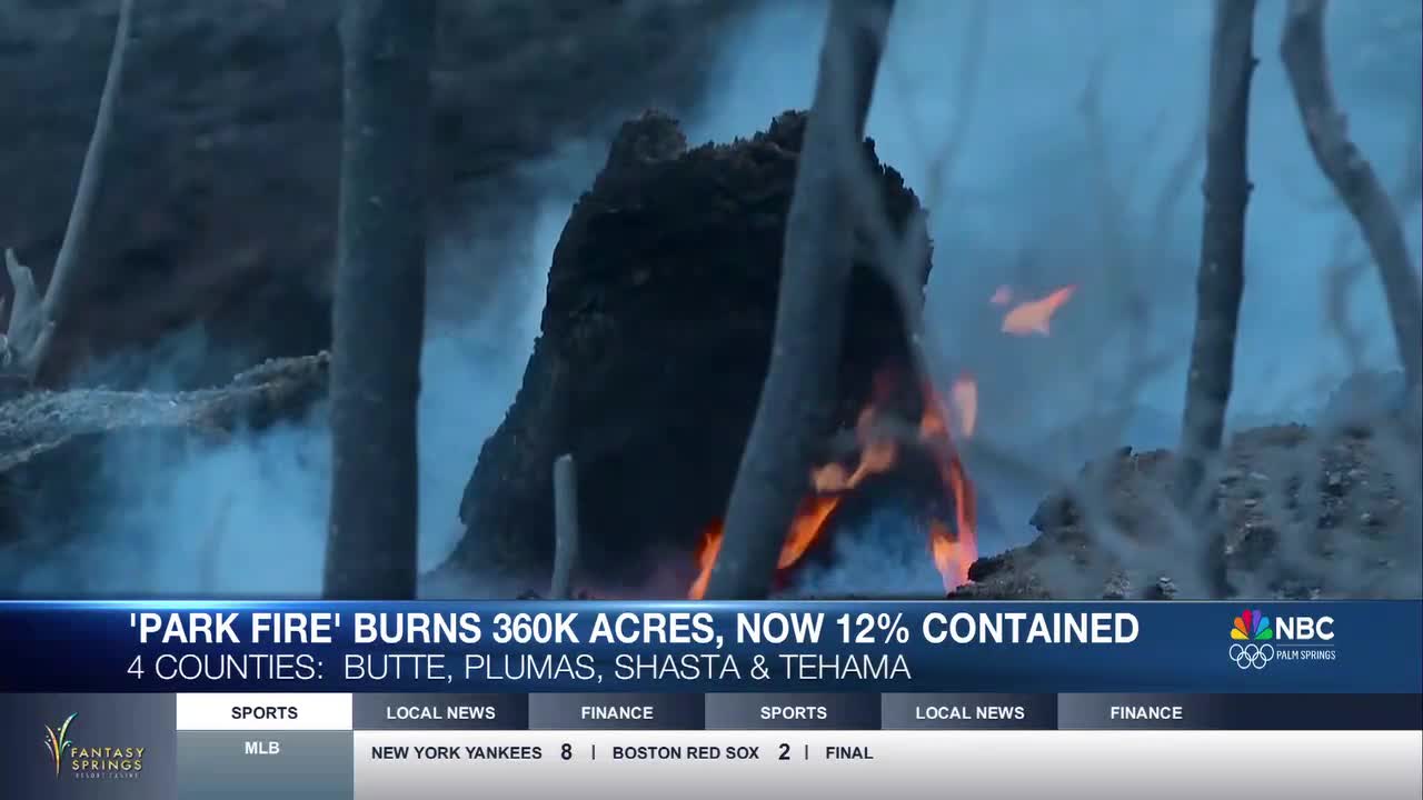 The Park Fire, now the seventh largest in California’s history, continues to rage out of control in northern California. [Video]