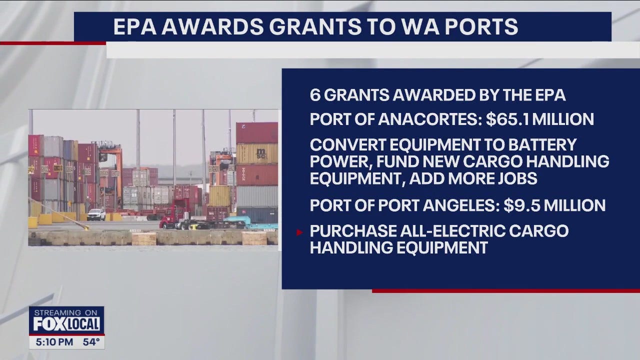 EPA awards millions in grant funding to WA ports [Video]