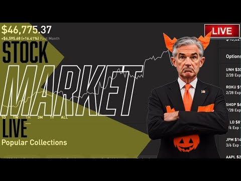 HALLOWEEN – Stock Market LIVE, Live Trading, Stocks To Buy NOW [Video]