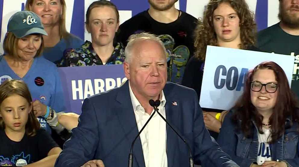 Governor Walz makes campaign stop in Asheville [Video]