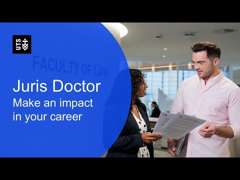 UTS Juris Doctor – Connected learning and entrepreneurship [Video]