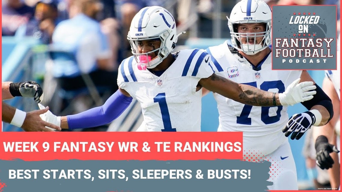 Fantasy football Week 9 WR and TE rankings: BEST starts for your lineups, sleepers, sits and busts [Video]