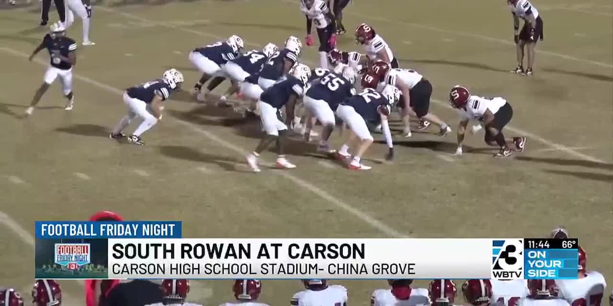 South Rowan finishes regular season strong with 21-14 road win over Carson [Video]