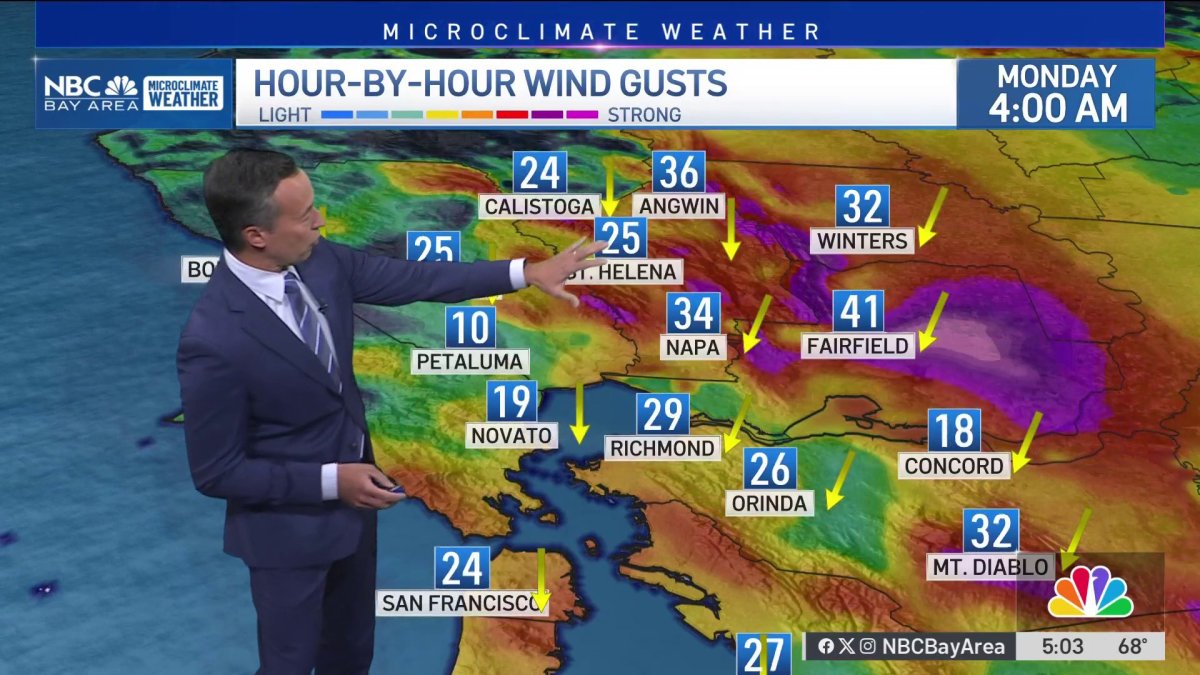 gusty wind continues  NBC Bay Area [Video]