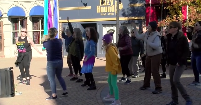 Flash mob takes over West Market Square in Bangor to encourage people to vote | News [Video]