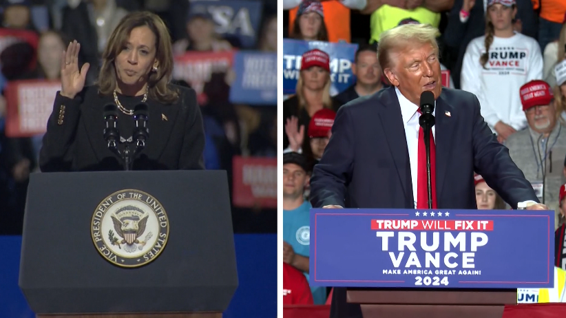 Harris and Trump push final message, celebrate campaign finishes [Video]