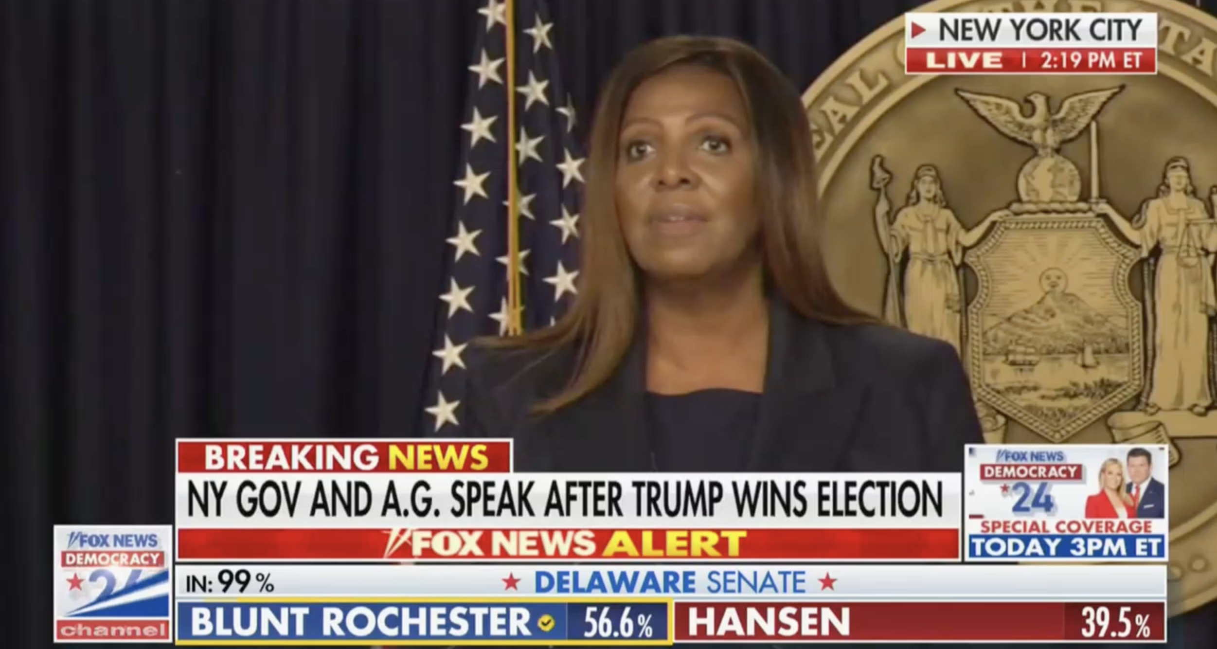 Letitia James Vows to Fight Trump ‘Retribution’ After [Video]