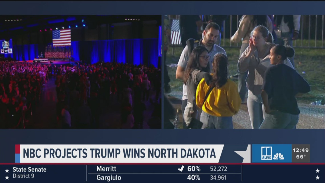 A look at watch parties as Trump leads in presidential race over Harris [Video]