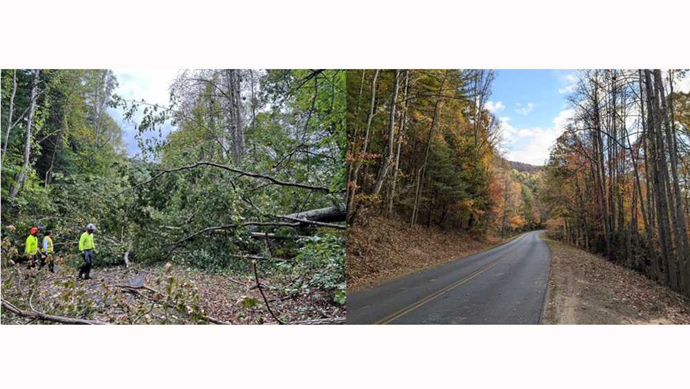 Park service crews clear new stretch of Blue Ridge Parkway [Video]