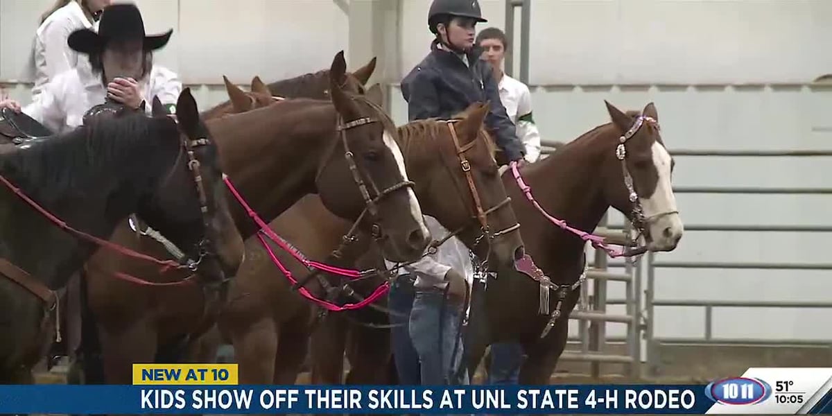 Kids show off their skills at UNL State 4-H Rodeo [Video]