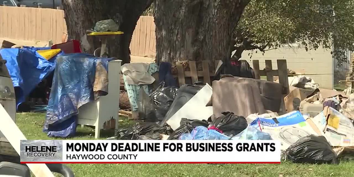 New deadline set for Haywood Co. small business recovery grant [Video]