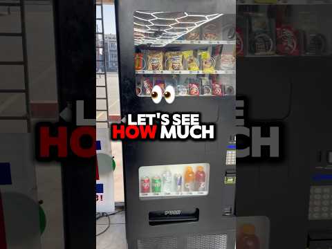 How much do you think I made? 🤔💵😳🔥✅ #vendingmachine #small business [Video]