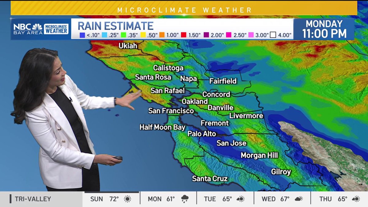 Several shots at rain  NBC Bay Area [Video]