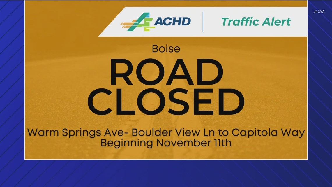 Warm Springs Ave. closing between Boulder View Lane, Capitola Way [Video]