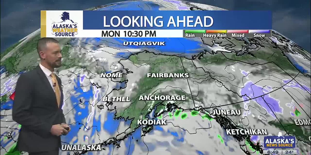 Colder weather spreads south across Mainland Alaska [Video]